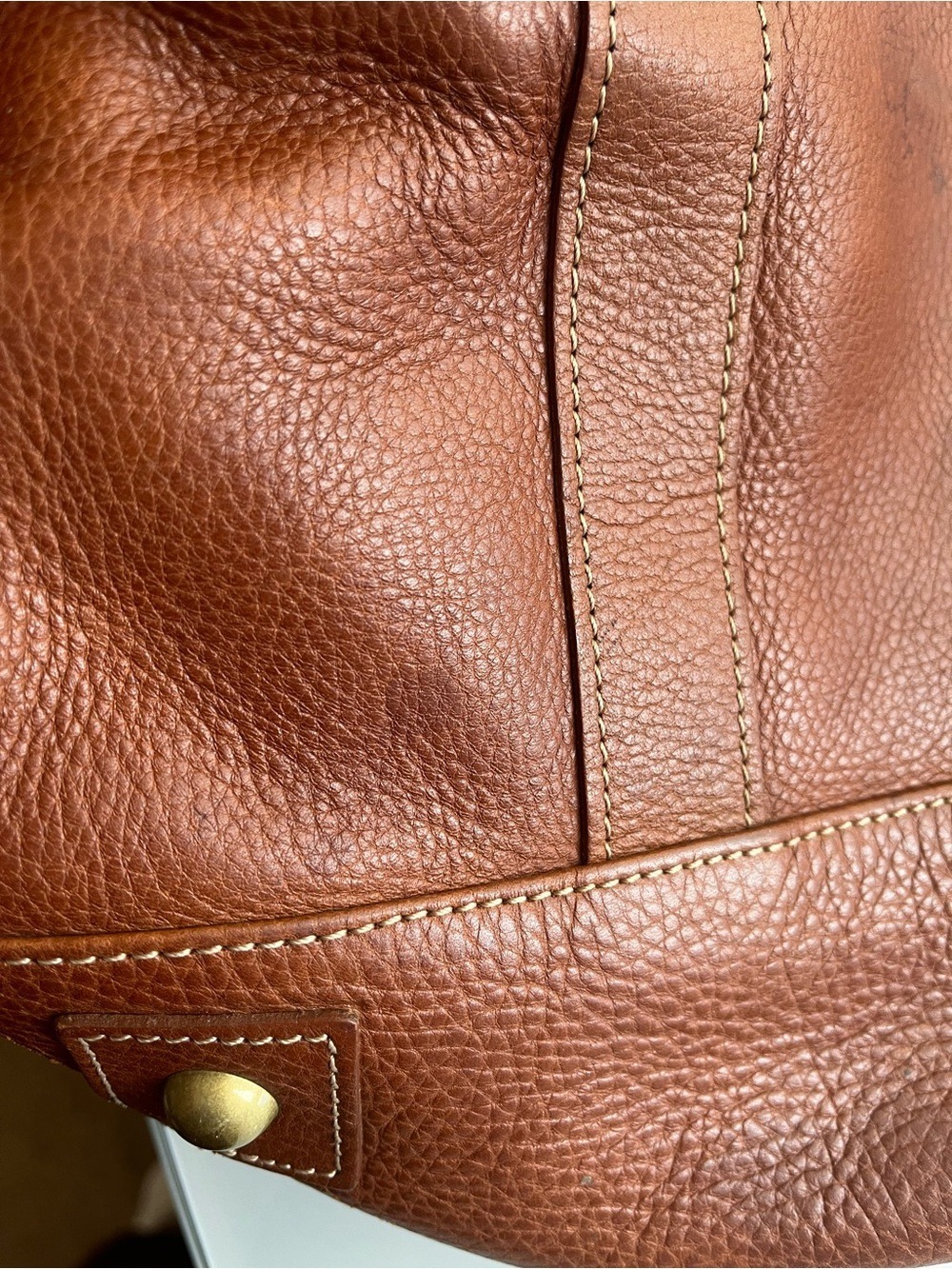 MULBERRY OAK BROWN PEBBLED LEATHER BAYSWATER - Picture 7 of 16